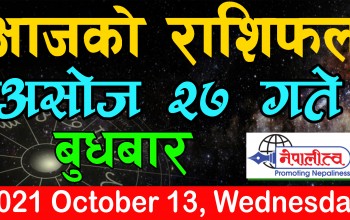 आजको राशिफल